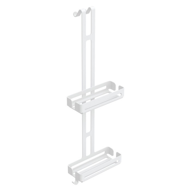 Mensola box doccia verniciata | 2 ripiani | Filo | Lineabeta