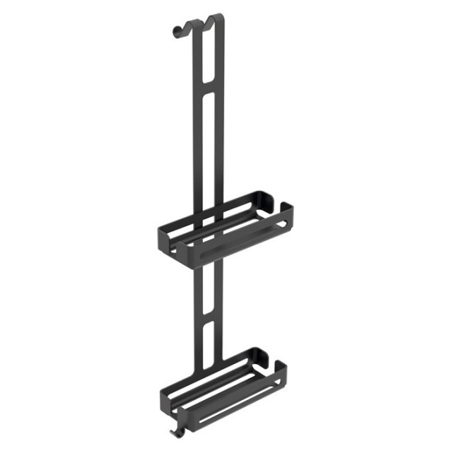 Mensola box doccia verniciata | 2 ripiani | Filo | Lineabeta