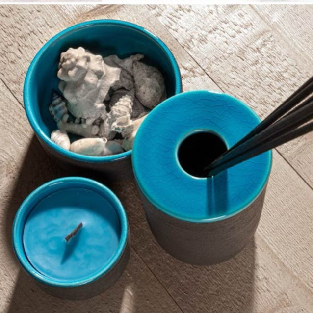 Soft touch resin toilet brush holder available in matt white or grey