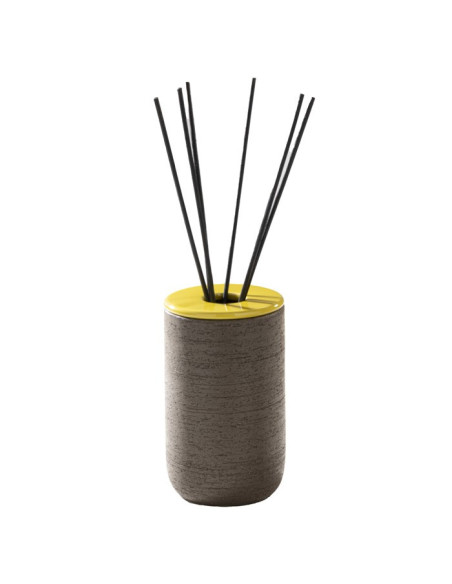 Soft touch resin toilet brush holder available in matt white or grey