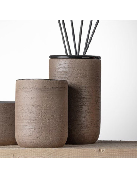 Soft touch resin toilet brush holder available in matt white or grey