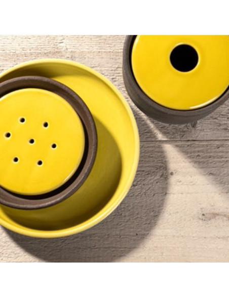 Soft touch resin toilet brush holder available in matt white or grey