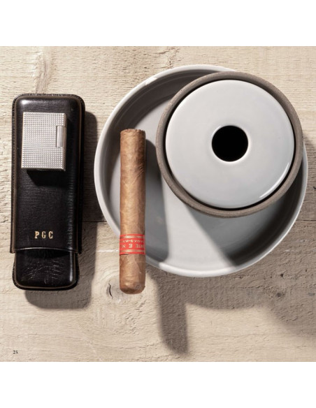 Soft touch resin toilet brush holder available in matt white or grey