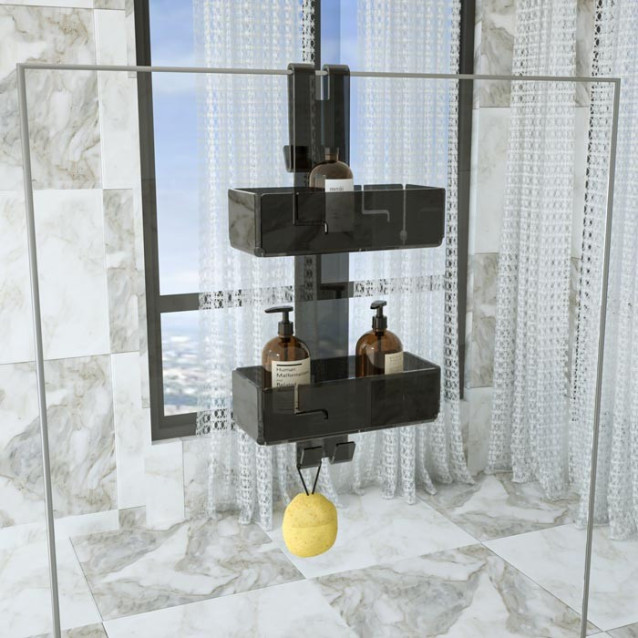 Shelf hanger for shower box | Plexiglass | 7 colors available