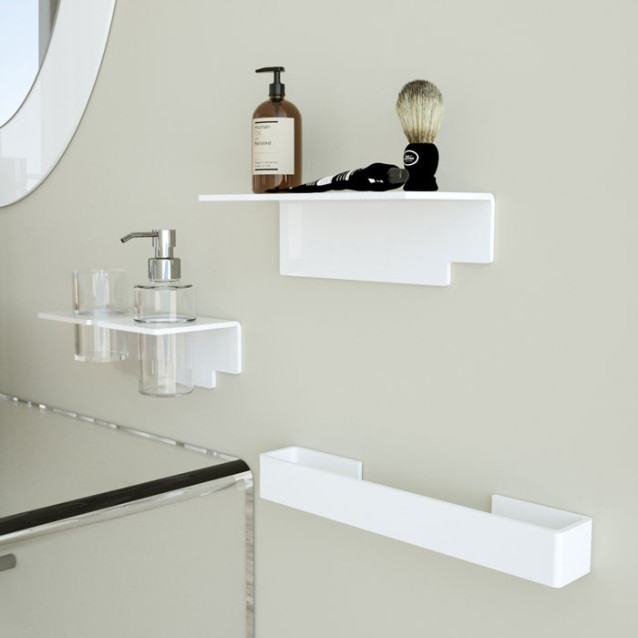 Towel holder | Plexiglass | Transparent | Cosmea Collection