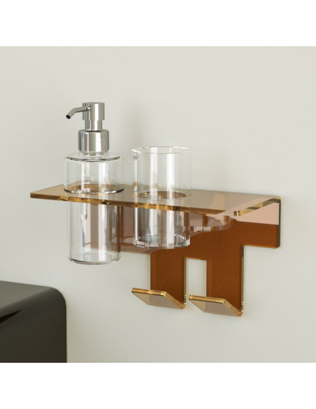 Shelf hanger for shower box | Plexiglass | 7 colors available