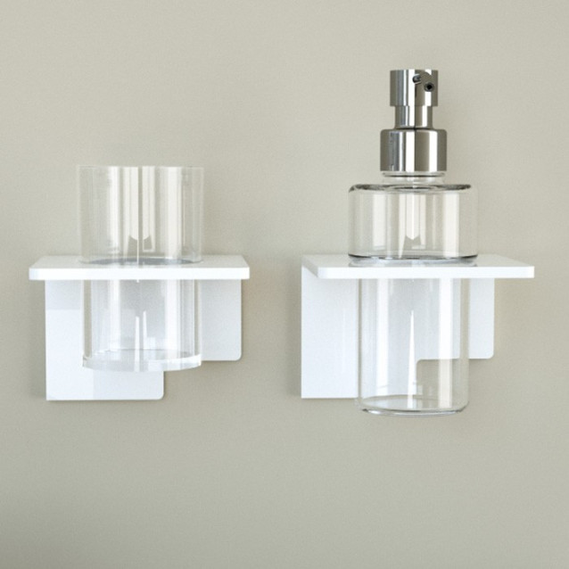 Shelf hanger for shower box | Plexiglass | 7 colors available