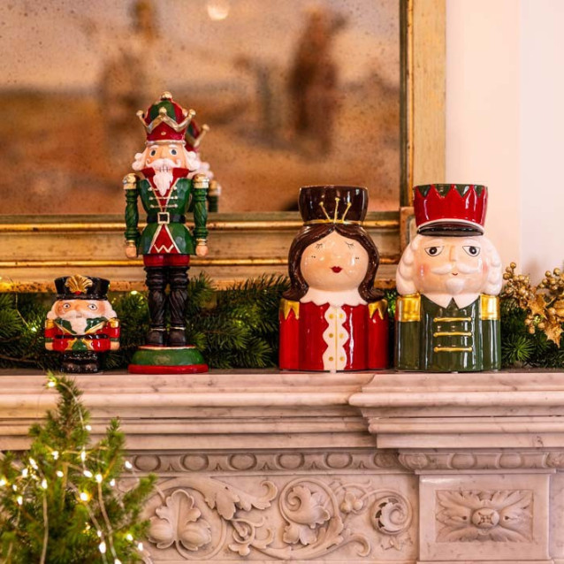 Vaso soldatino Lui mustache in ceramica