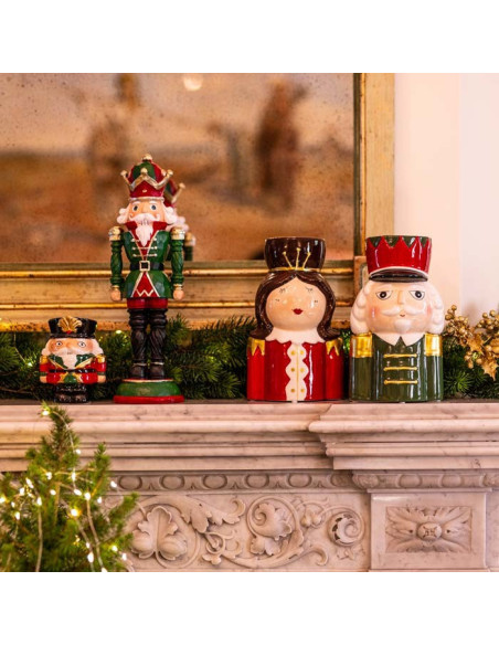 Vaso soldatino Lui mustache in ceramica