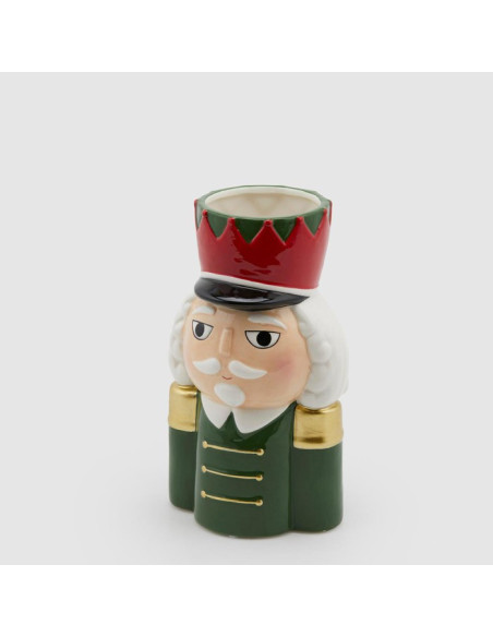 Vaso soldatino Lui mustache in ceramica