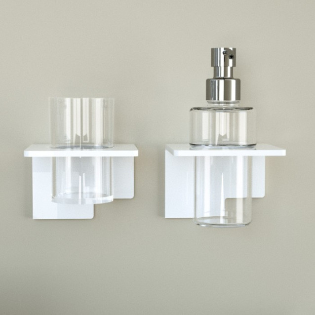 Shelf hanger for shower box | Plexiglass | 7 colors available