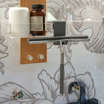 Soap dispenser ALMA wood in natural | teak | Cipì | IDFL