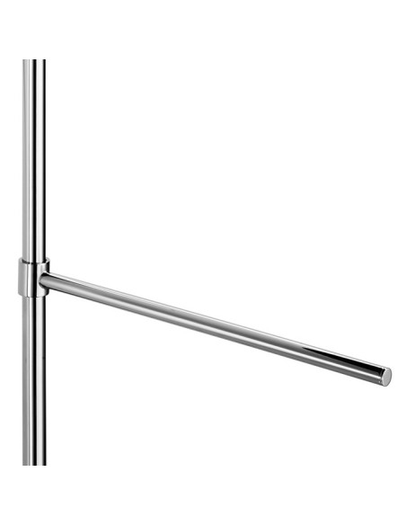 Porta salvietta per barra | Ottone cromato | Serie Baketo