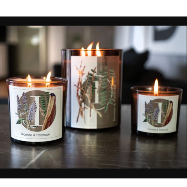 Black Pepper & Tonka Bean scented candle | Elementi | Pernici