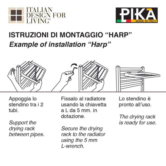 Appendino per radiatore Happy  | Pika