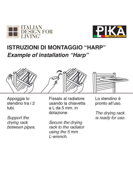 Appendino per radiatore Happy  | Pika
