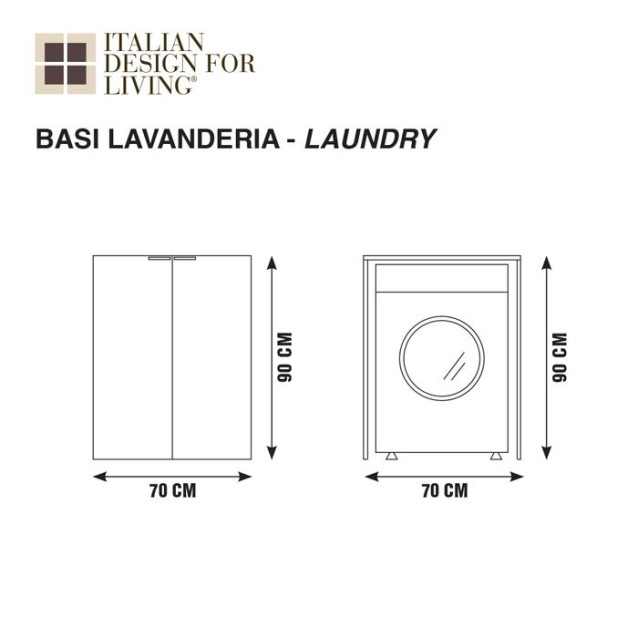 Base lavatoio 2 ante | Laundry | TFT