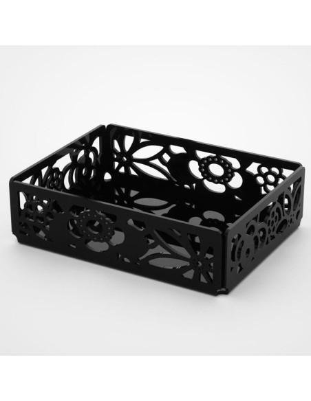 Vassoio contenitore in plexiglass | 9 colori disponibili