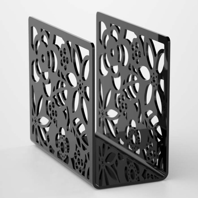 Portariviste in plexiglass in fantasia | 14 colori disponibili