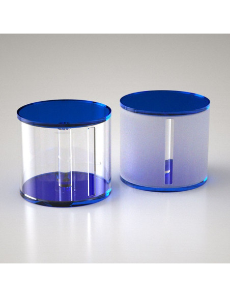 Portarotolo da appoggio tondo | Plexiglass colorato | Petrozzi