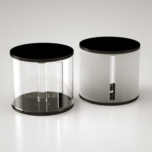 Portarotolo da appoggio tondo | Plexiglass colorato | Petrozzi