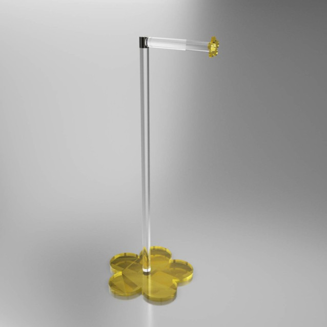 Freccia pedestal | Coloured plexiglass | Petrozzi