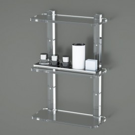 Shelf with sides | Plexiglass | 7 colors available