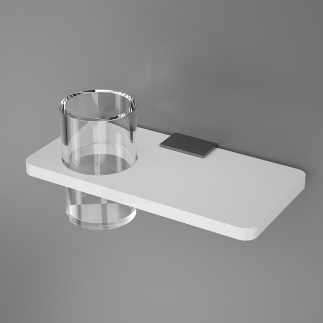 Towel holder | Plexiglass | Transparent | Cosmea Collection