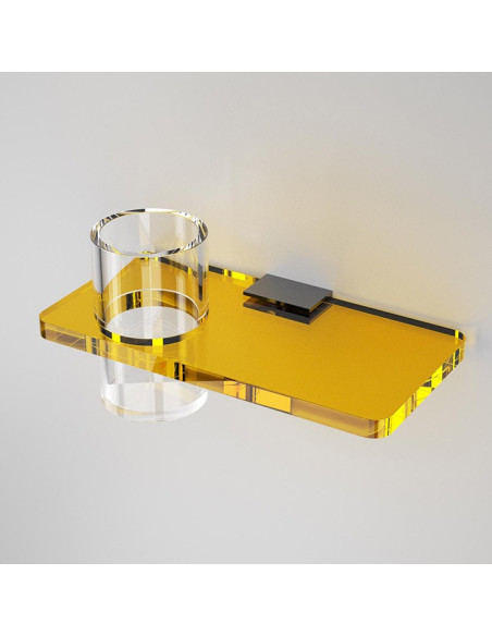 Towel holder | Plexiglass | Transparent | Cosmea Collection