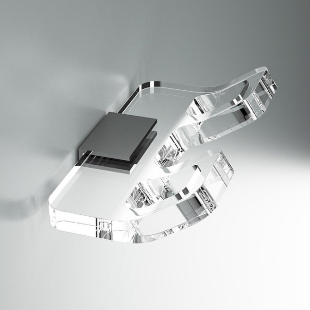 Towel holder | Plexiglass | Transparent | Cosmea Collection