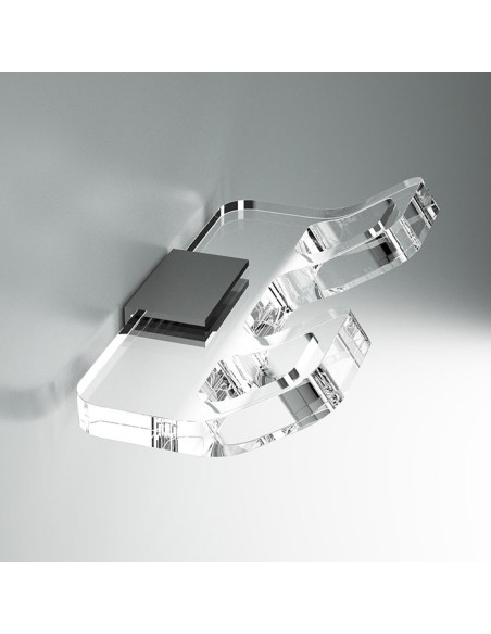 Towel holder | Plexiglass | Transparent | Cosmea Collection