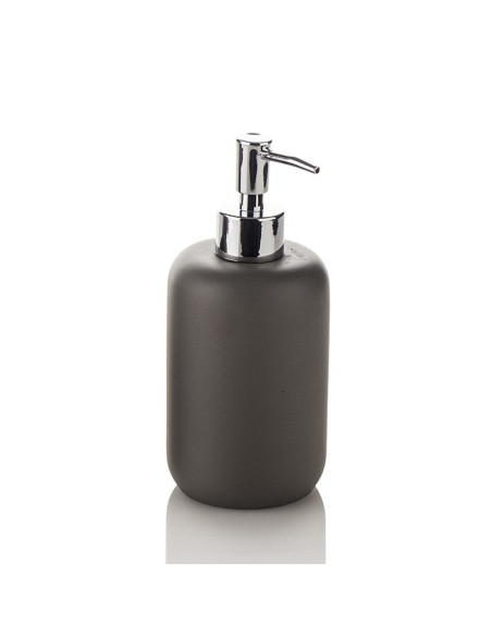 Ceramic toilet-brush holder with a grey rubber effect lining