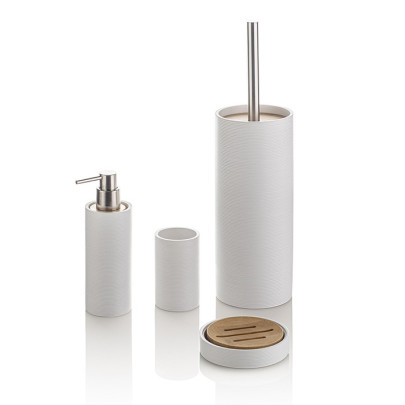 Set Bagno 4 pezzi FOX bianco | TFT