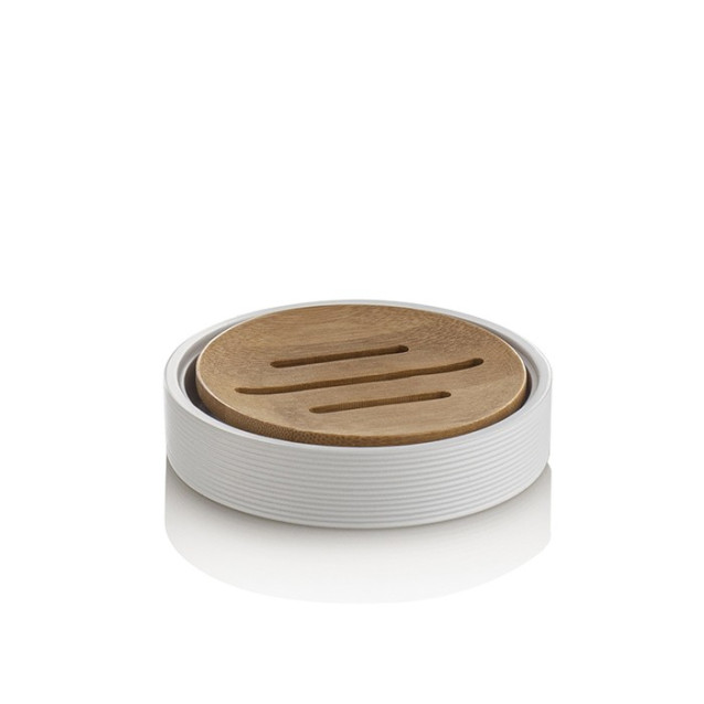 Ceramic toilet-brush holder with a grey rubber effect lining