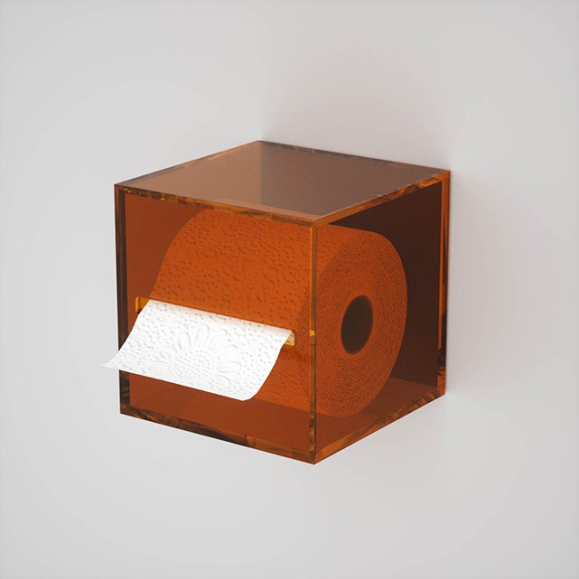 Portarotolo | Plexiglass | Colorato| Incollo | Cubo | Petrozzi