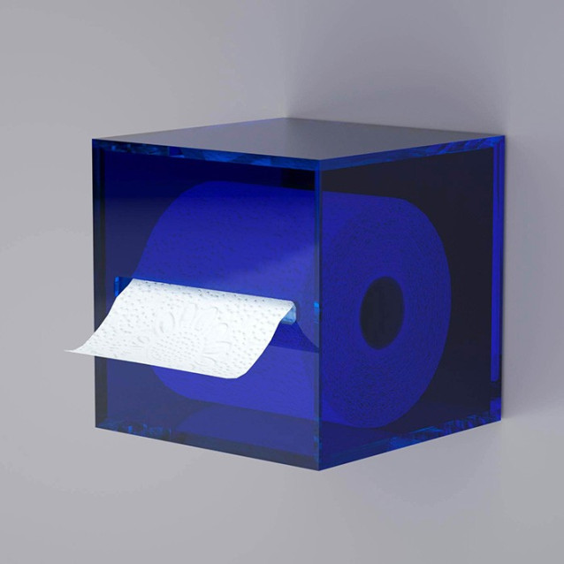 Portarotolo | Plexiglass | Colorato| Incollo | Cubo | Petrozzi