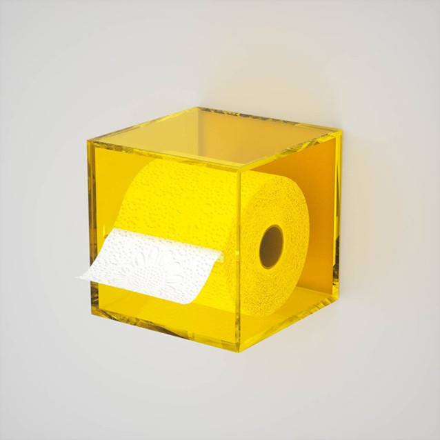 Portarotolo | Plexiglass | Colorato| Incollo | Cubo | Petrozzi