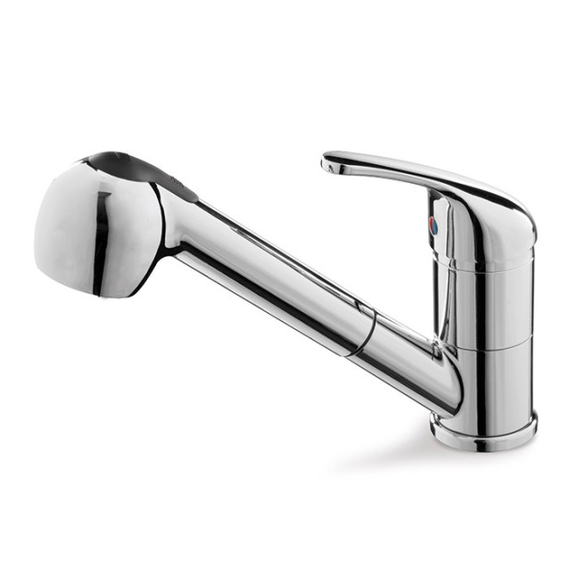 Miscelatore per lavello doppio getto canna estraibile | Vema