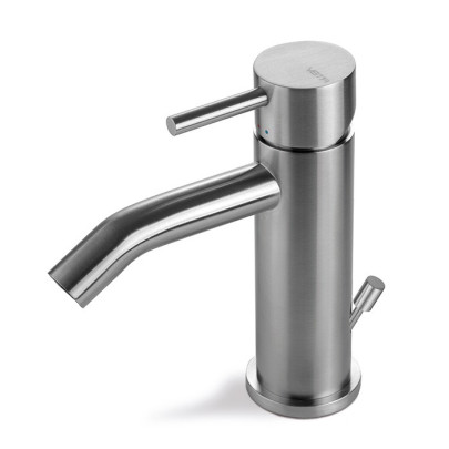 Miscelatore bidet Tiber Steel con scarico | Vema