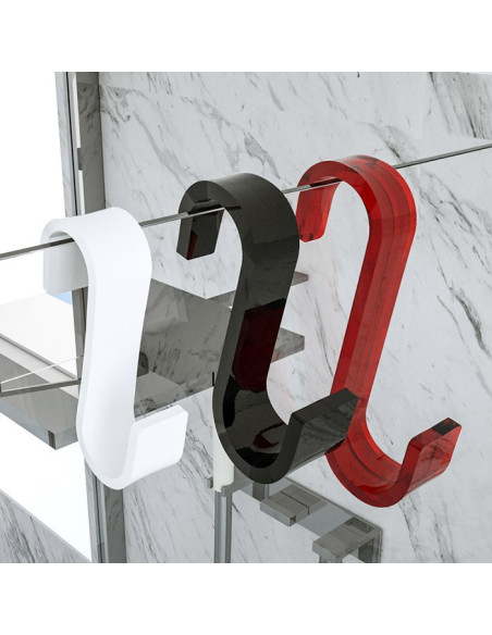 Gancio box doccia Tao| Plexiglass | 14 colori disponibili | Petrozzi