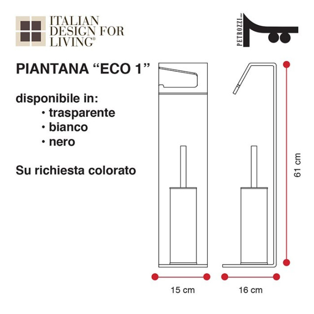 Freccia pedestal | Coloured plexiglass | Petrozzi