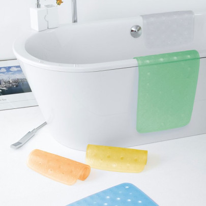 Tappeto antiscivolo per doccia e vasca “Normal” | Colori: Bianco, Celeste, Verde acido, Arancio | 2 misure disponibili