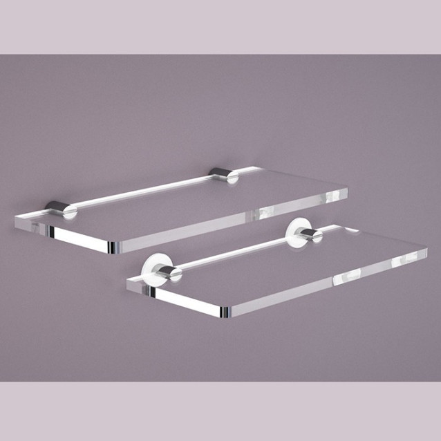 Mensola a tassello  Lulù | Plexiglass | Trasparente | Petrozzi