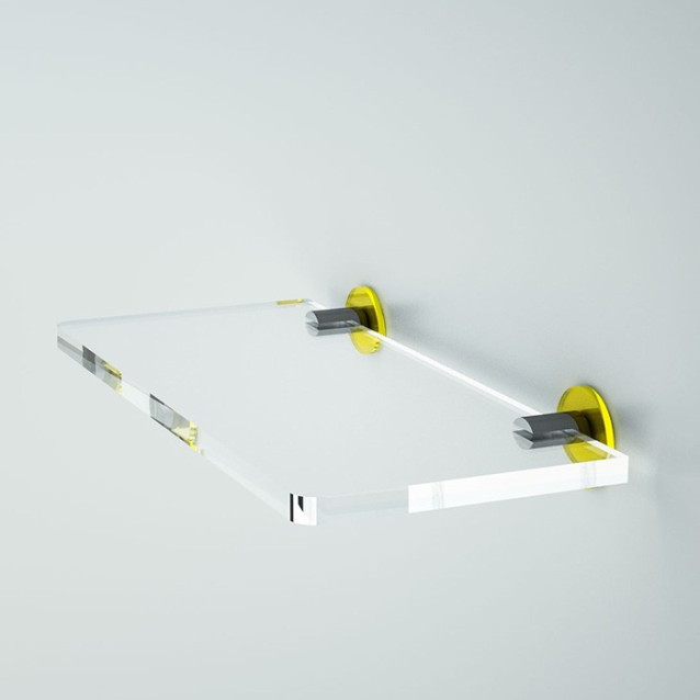 Mensola cm 30 ad incollo Lulù | Plexiglass | 14 Colorazioni | Petrozzi