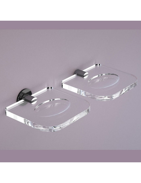 Towel holder | Plexiglass | Transparent | Cosmea Collection