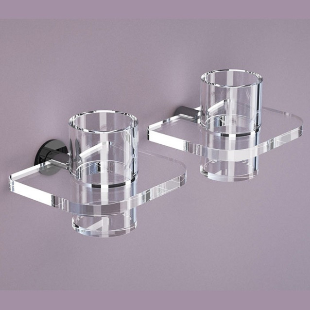 Towel holder | Plexiglass | Transparent | Cosmea Collection