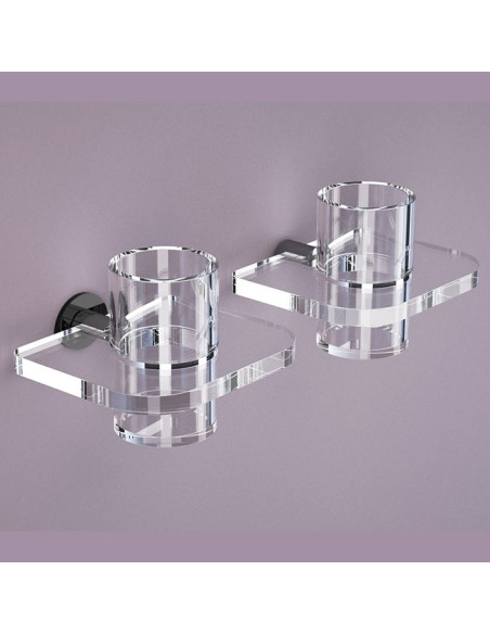 Towel holder | Plexiglass | Transparent | Cosmea Collection