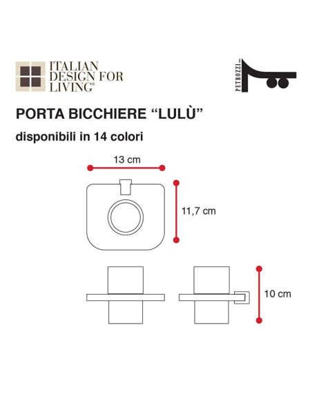Towel holder | Plexiglass | Transparent | Cosmea Collection