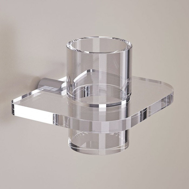 Towel holder | Plexiglass | Transparent | Cosmea Collection