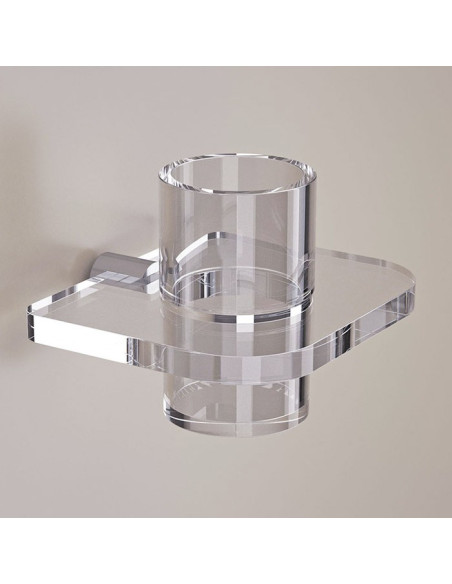 Towel holder | Plexiglass | Transparent | Cosmea Collection